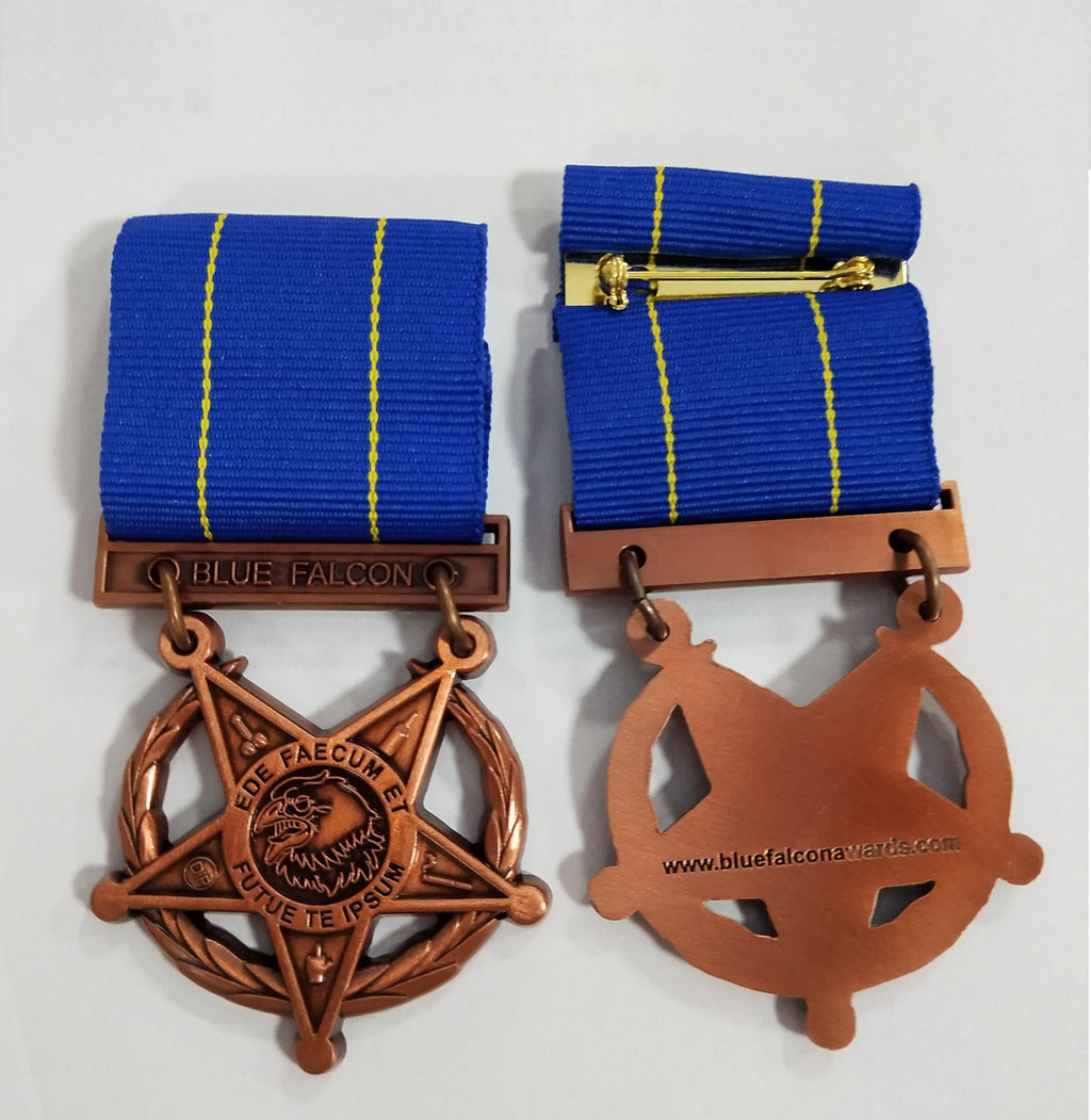 BLUE FALCON MEDAL