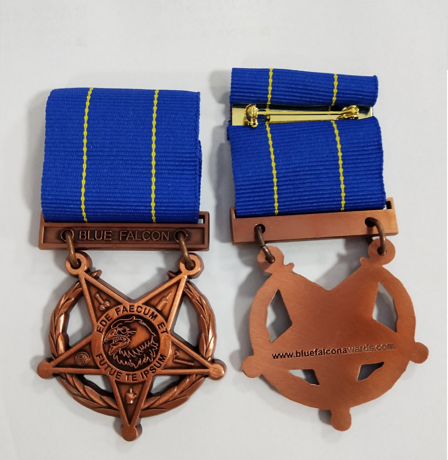 BLUE FALCON MEDAL
