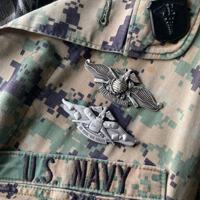 NAVY DOC BADGE, IN DOC WE TRUST.